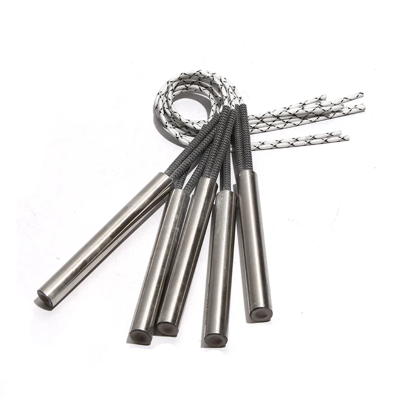 

316SS Cartridge Heaters 10pcs 6x34mm 220V 70W,internal wiring,and 1M lead wire