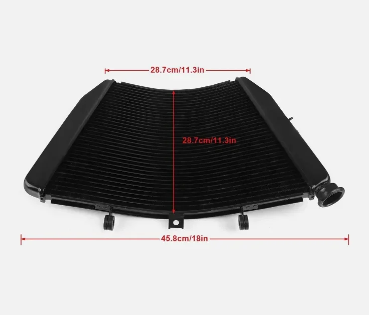 For Suzuki GSXR1000 K5 2005-2006 GSX-R 1000 K9 2009-2016 Motorcycle Replacement Aluminum Cooling Water Cooler Radiator 2012 2013