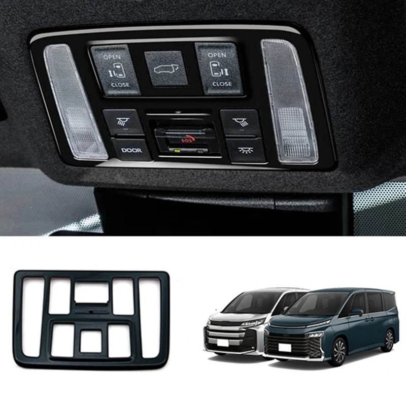 Car Interior Front Reading Light Lamp Cover Trim Sticker For Toyota Noah Voxy 90 Series 2022