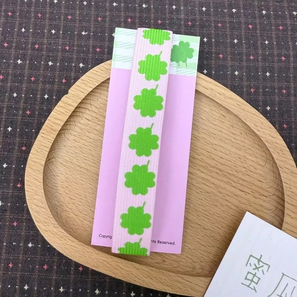Cinghie per notebook regolabili Kawaii Notebook a fogli mobili Decorazione fai da te Cinghia elastica Simpatico accessorio per riporre la corda legante con fascia a stella