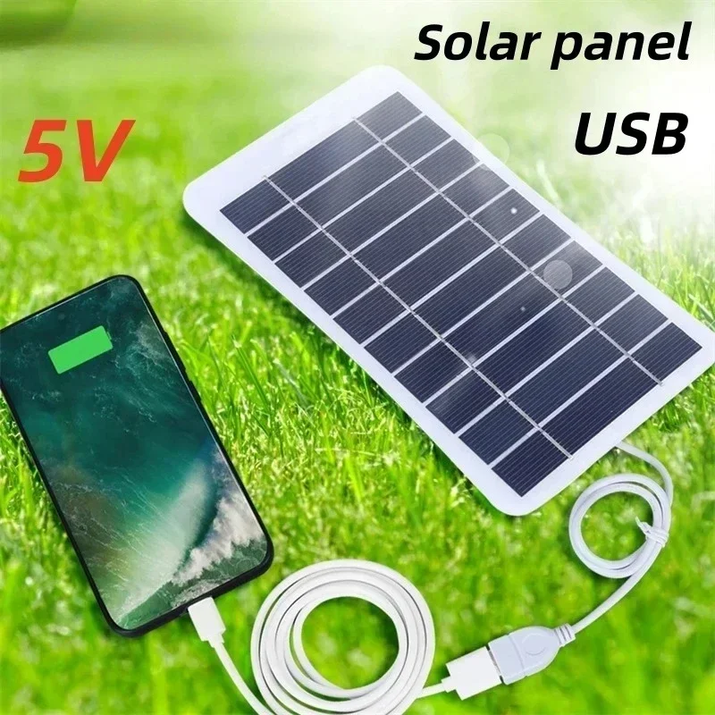 2W-15W Solarladegerät, tragbar, mit USB-C, schnelles Aufladen für iPhone, Samsung, Powerbanks, Camping, Wandern, Notstromversorgung, EESBAO