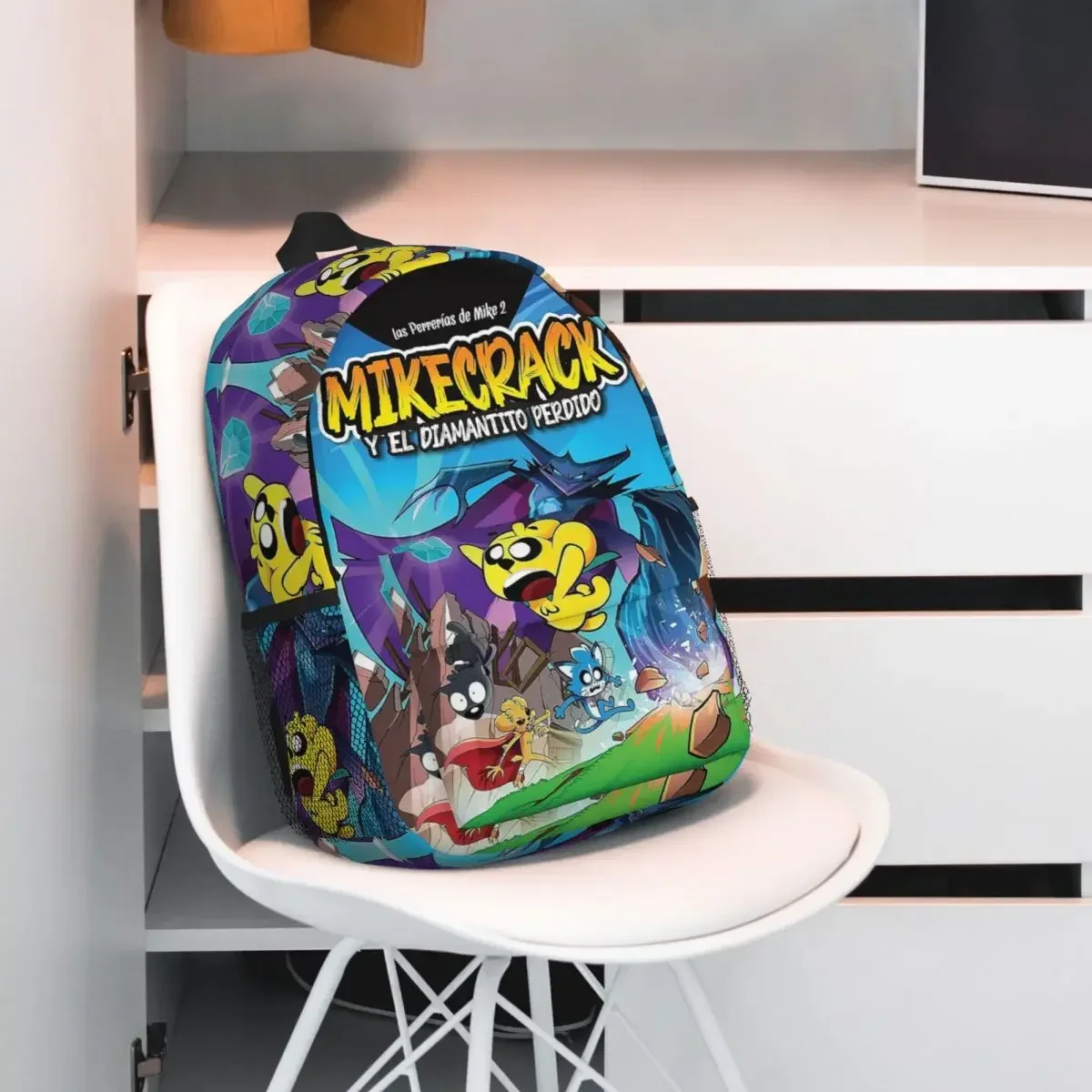 

M-Mikecrack-S рюкзак с героями мультфильмов, Лидер продаж, рюкзак большой емкости для мальчиков и девочек, сумка для книг, сумки на плечо для мужчин и женщин, школьная сумка