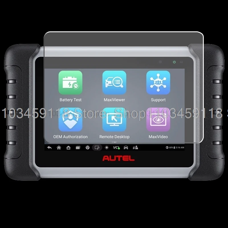Tempered glass screen protector film For Autel MK808BT/MK808/MP808/DS808/IM508/MK808TS/MP808TS 7 inch Car Diagnostic Tool Code