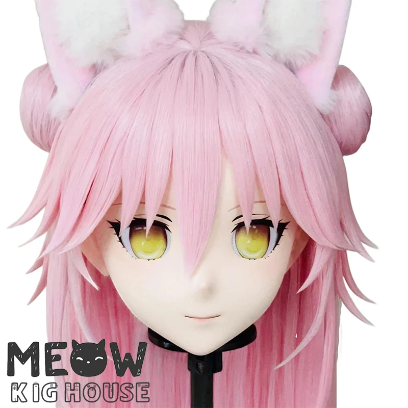 

(MEO501) Настроить ручной работы на всю голову, запираемый кроссдресс, мужской и женский, японский мультфильм, аниме, игровой персонаж, маска кигуруми