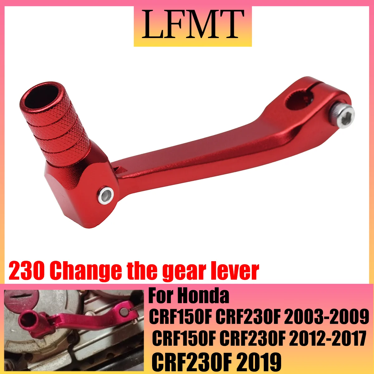 For Honda CRF150F CRF230F CRF 150F 230F 150 230 F Motorbike Dirt Bike Motorcycle Aluminium alloy CNC Gear Shift Lever For Honda