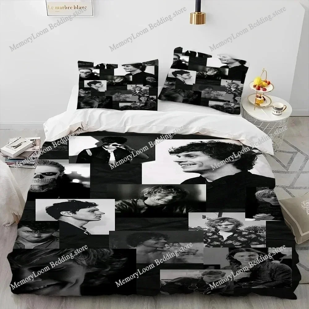 Movie Character Cool Evan Peters Movie TV Actor Bedding Set Twin/Queen Size Duvet Cover Pillowcase Soft Bedroom Decor Set