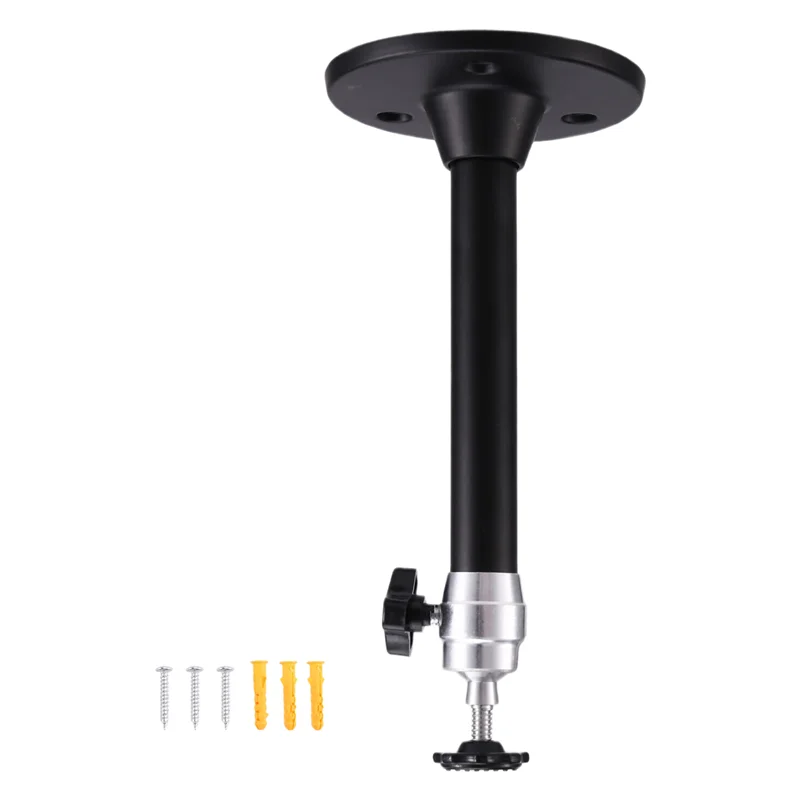 -ABGQ 360 ° دعامة عرض قابلة للتعديل، حامل سقف لجهاز العرض، يدعم ما يصل إلى 5 كجم 18 سم #4