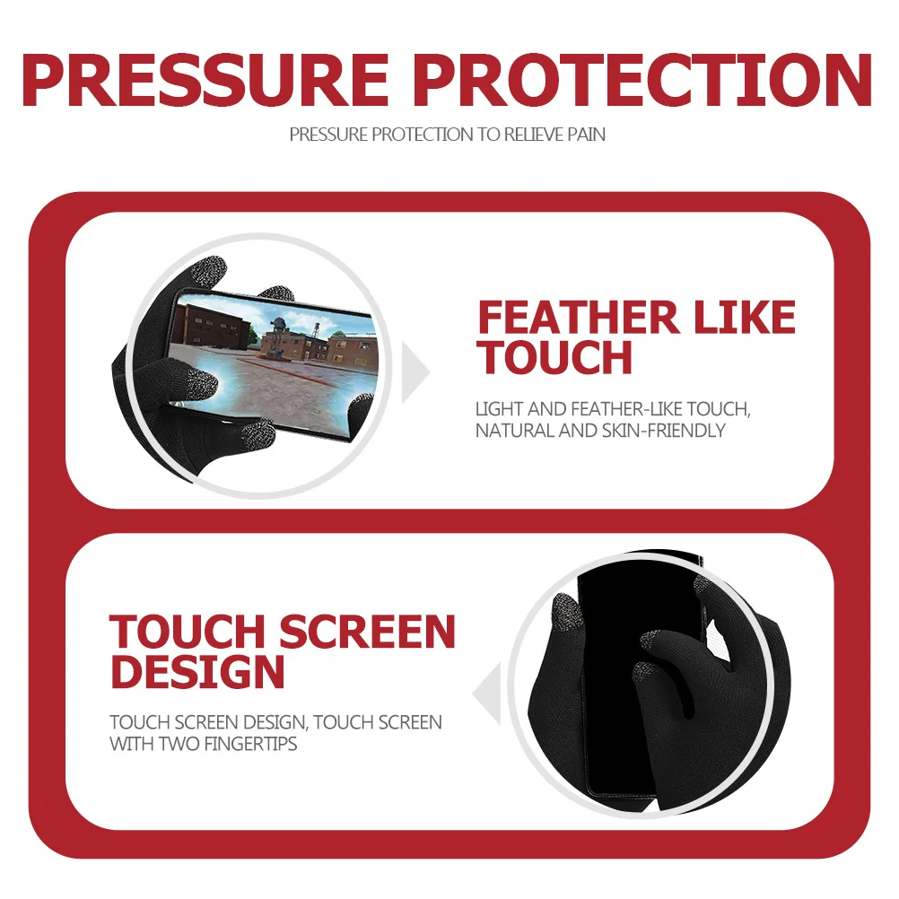 2Pairs قفازات شاشة اللمس الشتاء النساء الدافئة عدم الانزلاق بسط أطراف الأصابع قفازات رياضية للرجال لمس استخدام النشاط في الهواء الطلق #4