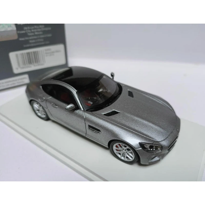 

Spark 1/43 AMG GT 2015 Silver-Gray Resin Two-Door Sports Car Model Static Collection Decorated Holiday Gifts Toys
