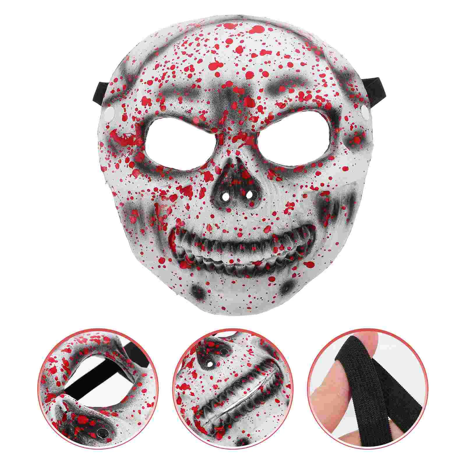 

Soft Halloween Mask Miss Costumes Skull Pu Scary Party Masks for Adults Masquerade