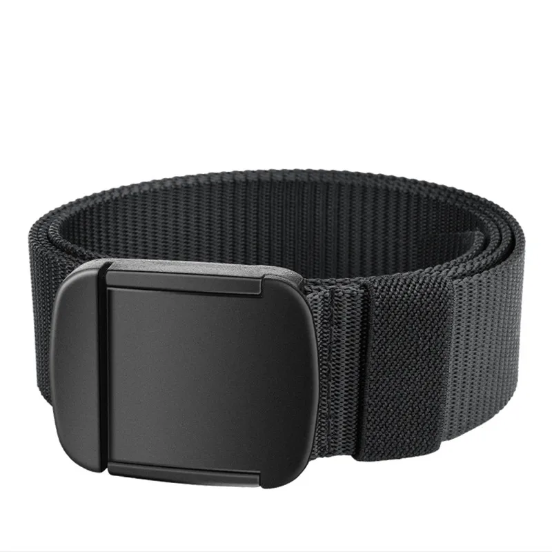 Cinto militar de nylon com fivela automática, cinto tático multifuncional de lona para caça ao ar livre, alta qualidade, masculino e feminino