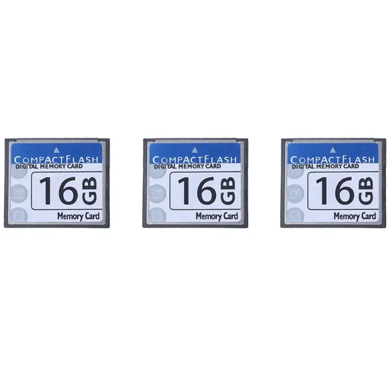 Stylish-3X Professional 16GB Compact Flash Memory Card(White&Blue)