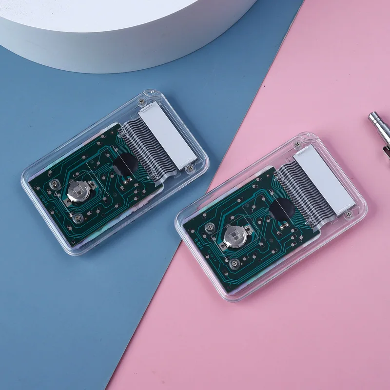 آلة حاسبة صغيرة، لطيفة، كمبيوتر خاص لطلاب العودة إلى المدرسة، عالي المظهر، صغير، محمول وشفاف #4