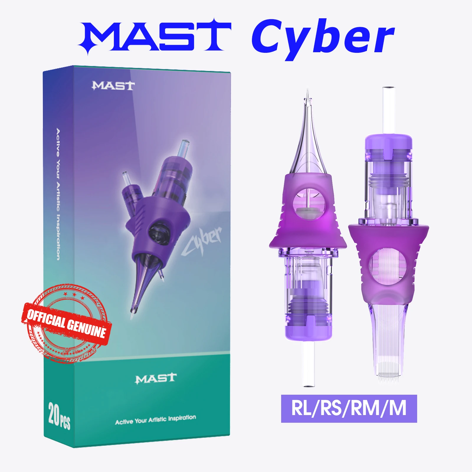 Mast Cyber Tattoo Cartridge Needles Disposable Permanent Makeup PMU SMP Shader Round Liner Micro-blade Accessories for Machine