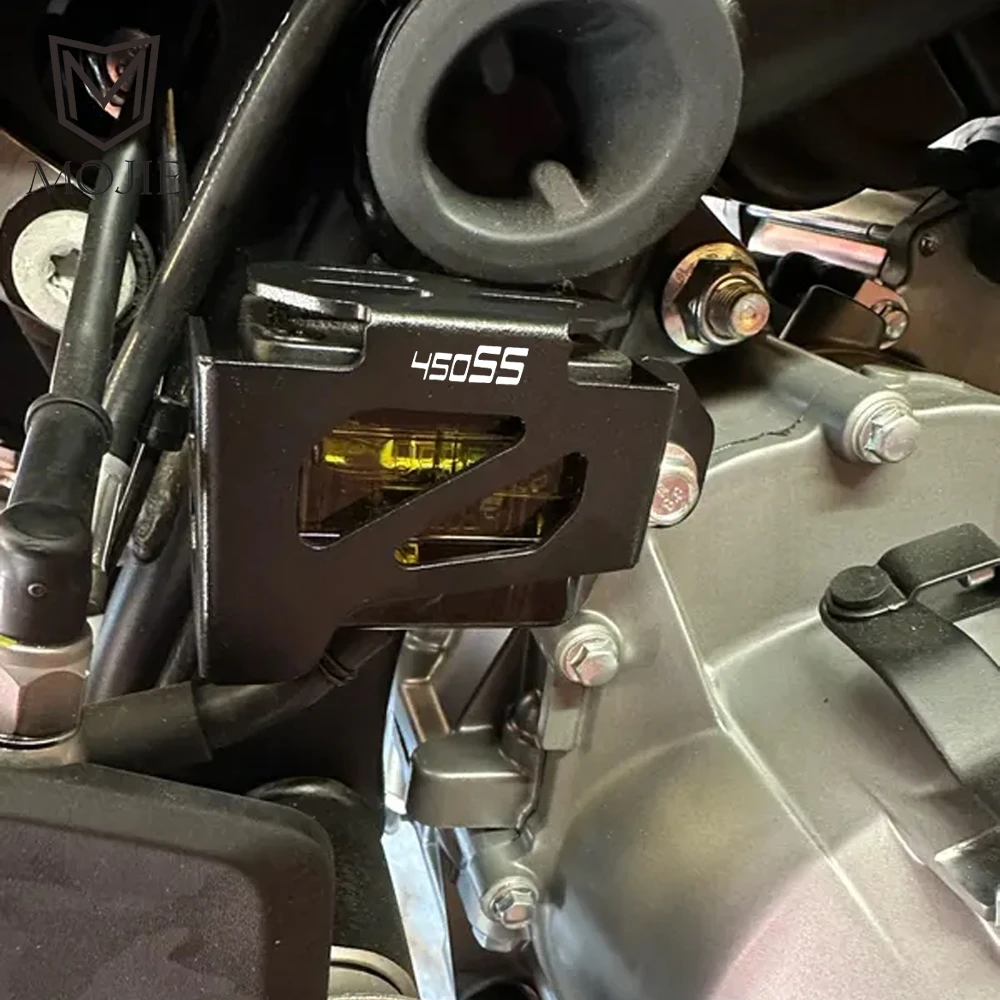 

For CFMOTO CF450MT 450MT 450 MT SS SR SRS NK 450NK 450SS Motorcycle Accessories Rear Brake Fluid Reservoir Guard Cover Protector