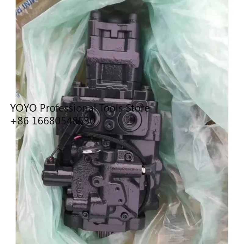 8dfMain Hydraulic Pump for Mini Excavator PC56-7, Part No. 708-3S-00850, Variable Piston Gear Section, 22.3 2 14.1 cc/rev