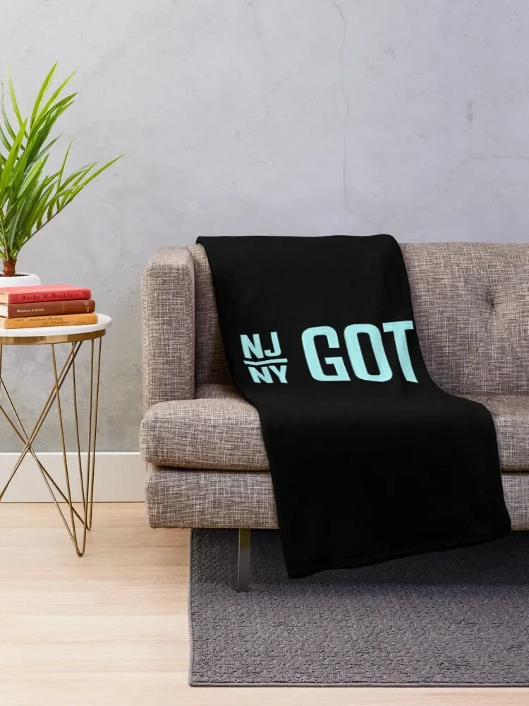 Gotham Fc Merch Gotham Fc Logo Throw Blanket Plush Hair Tourist Hairys Blankets