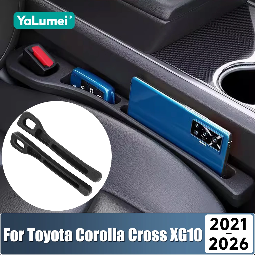 For Toyota Corolla Cross XG10 2021 2022 2023 2024 2025 2026 Hybrid Car Seat Gap Anti-leak Stopper Strip Slot Seat Gap Organizer