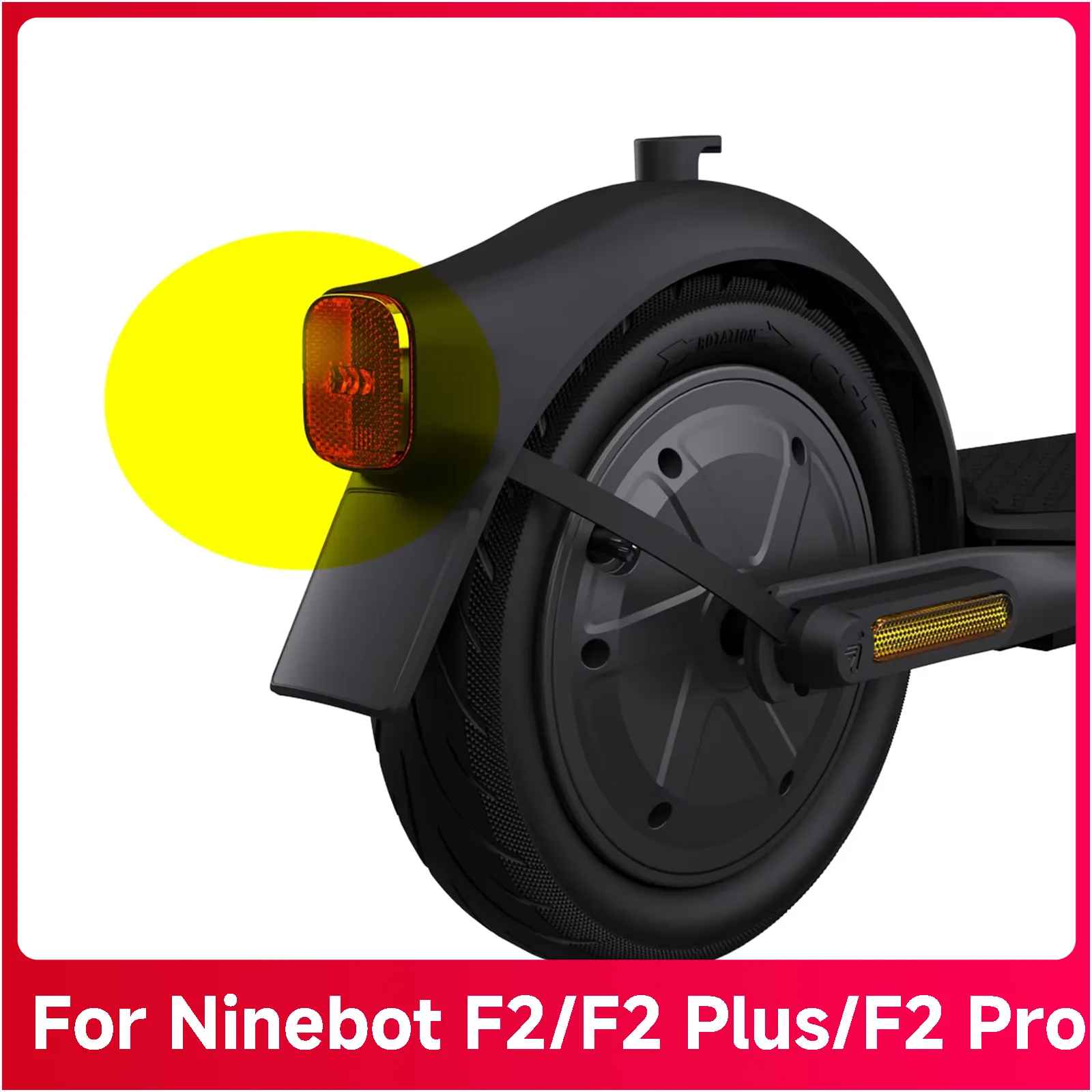 Original Taillight For Ninebot KickScooter F2 / F2 Plus / F2 Pro Electric Scooter Rear Brake LED Light Stoplight Replace Parts