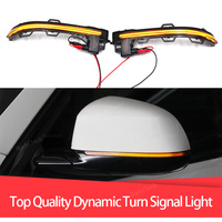 2x Dynamic Blinker LED Turn Signal Light Indicator Side Mirror Lamp For BMW X3 G01 IX3 X4 G02 X5 G05 X6 G06 X7 G07 2018-2024