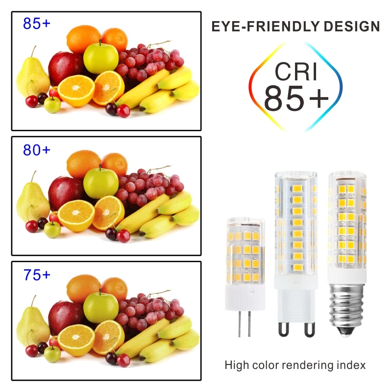 G9 G4 LED Bulb Light 3W 4W 5W 7W E14 LED Lamp AC 220V LED Corn Bulb SMD2835 360 Beam Angle Replace 30W 40W 60W Halogen Lamp