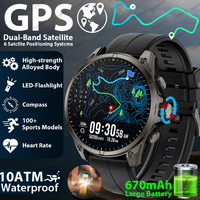 2025 NEW For HUIAWE GPS Smart Watch Men 10ATM IP69K Waterproof Smart Watches Compass Altimeter Barometric 1.43'' AMOLED Bracelet