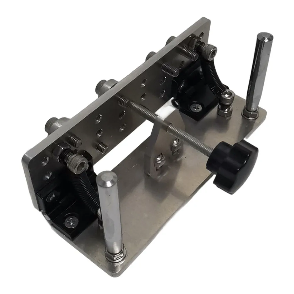 Handheld Belt Sander with V Groove Design and 304 Stainless Steel Build 16x5x5cm Size for Accurate Blade Finishing
