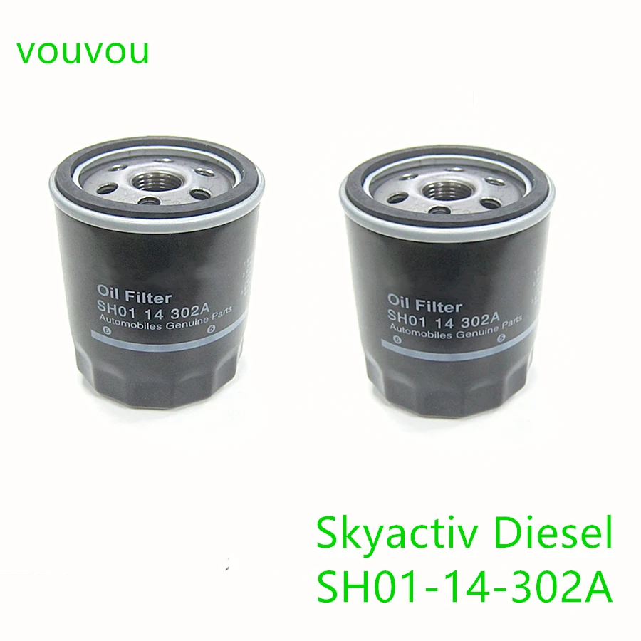 Car accessories SKYACTIV diesel 2.2 engine SH01-14-302A oil filter for Mazda 3 Mazda 6 GJ GL CX-5 KE KF CX-3 CX-30 MX-5 Mazda 2