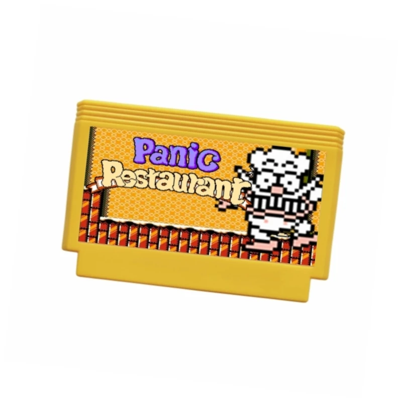 Panic Restaurant Game Cartridge for FC Console 60Pins Video Game Card