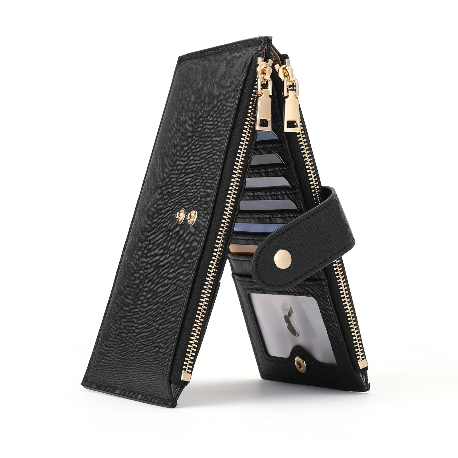 

RFID Anti-theft Large-capacity women's card bag with multiple compartments,zipper wallet,phone bag,long wallet clutch,coin purse