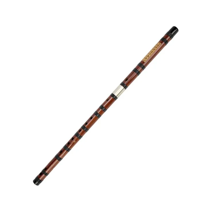 Flûte en bambou D'Key lettrage corps matériau sec Kit Dizi Instrument à vent traditionnel