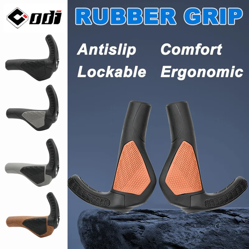 

ODI Bicycle Grips Shofar Horns Vice Handle Mountain Folding Bike Handlebar Grip MTB Cuffs Shockproof Rubber Handlebar Covers
