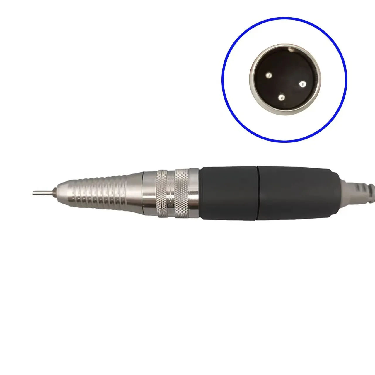Electric Nail Drill Handpiece 3 Pin for Up200 UG12 Core Electric Manicure Pen 35000 RPM Nail Art Machine Pedicure Tools
