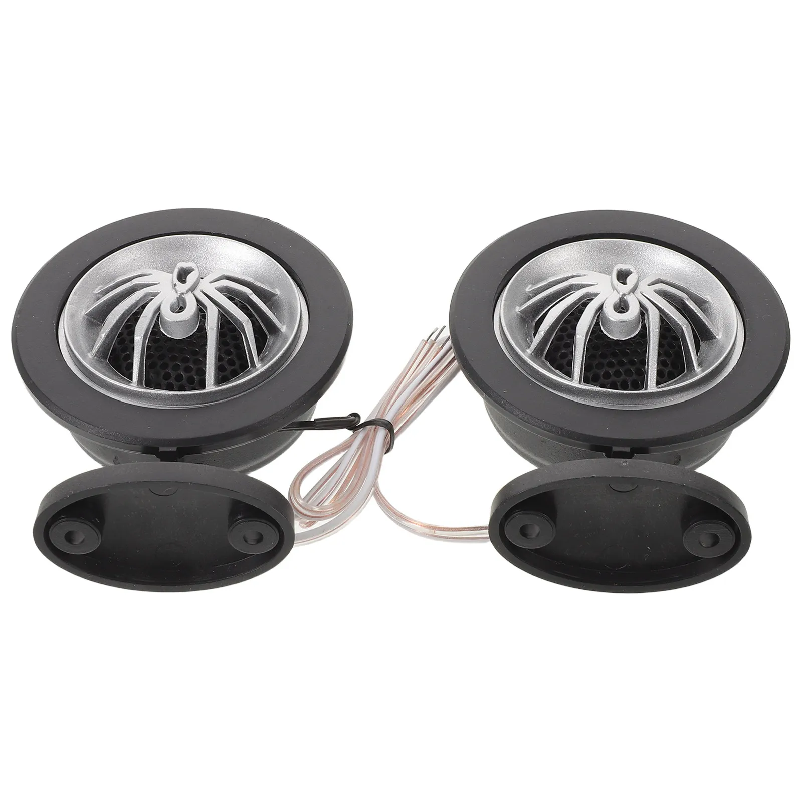 1Pair Car Audio Tweeters Spider Design 1.5 Inch 250W 90Db High-Fidelity 45 Degree Adjustable Dome Loud Sound Speakers Honeycomb