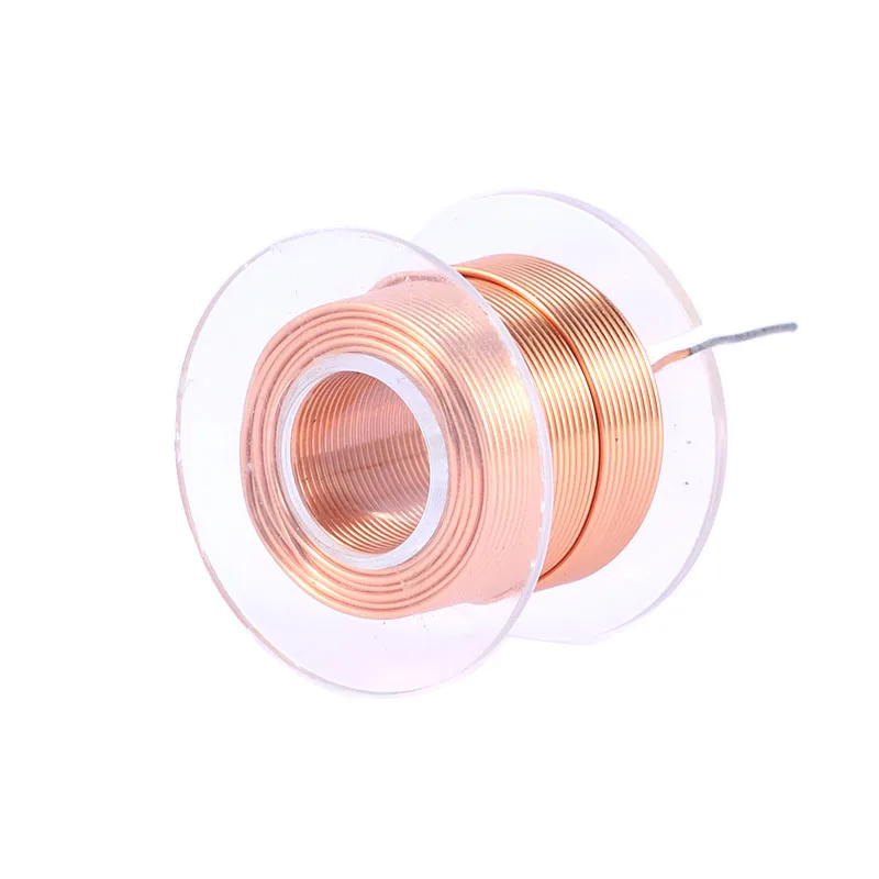 10pcs/lot 0.6mm Amplifier Speaker Crossover Inductor 4N Oxygen-Free Copper Wire Coil Hollow Circle Skeleton 0.2mH ~ 1.0mH