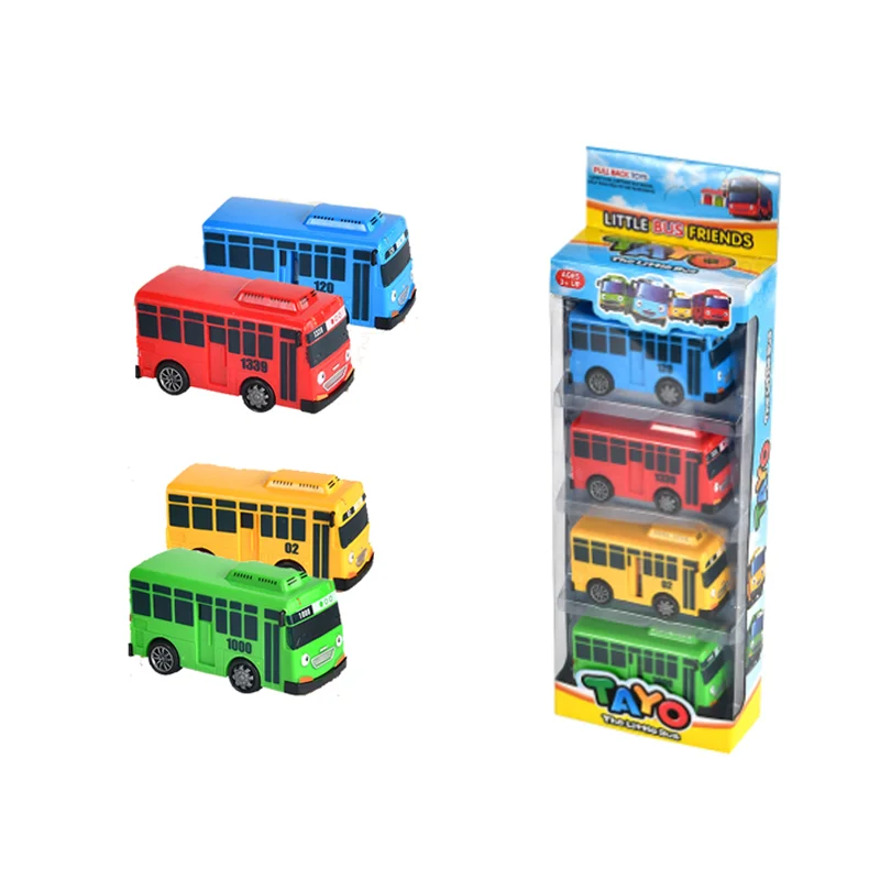 Pull-Back bus model toy for kids Colorful Slalom Mini Bus Cars Toy Pull-Back Motor Vehicle Ride Car Toys for Kids Boys & Girls