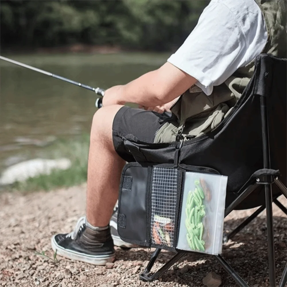 New Partitioned Design Fake Bait Bag Waterproof PVC Inner Bag Bait Organizer Detachable Portable Lure Storage Pouch