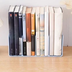 Plastic Desk File Sorter Holder Easy to Clean Book Paper Storage Dividers for Home Office & Classroom