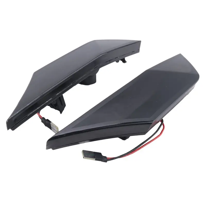 

1 Pair Car Side Marker Lamps Front Side Marker Light Kit Turn Signal Light Black ABS For Honda Civic 10Th 2016-Up