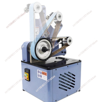 220V Mini Electric Belt Sander DIY Polishing Grinding Machine Adjustable Speed