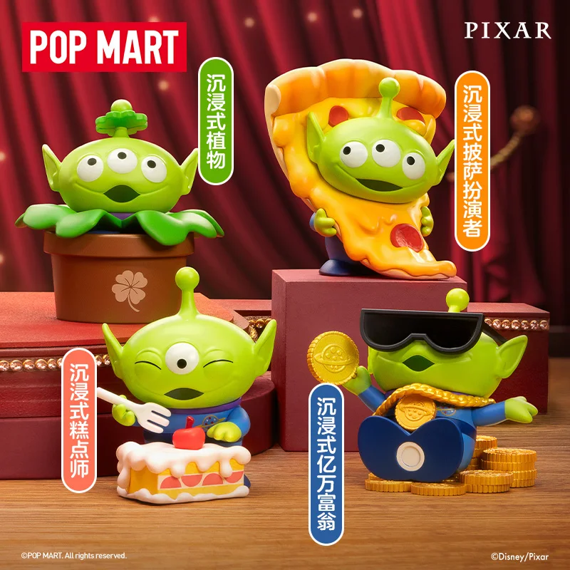 POPMART Disney Pixar Alien: Immersive Experience Series Blind Box Toy, Limited Edition, verjaardagscadeau, overzeese verzending!