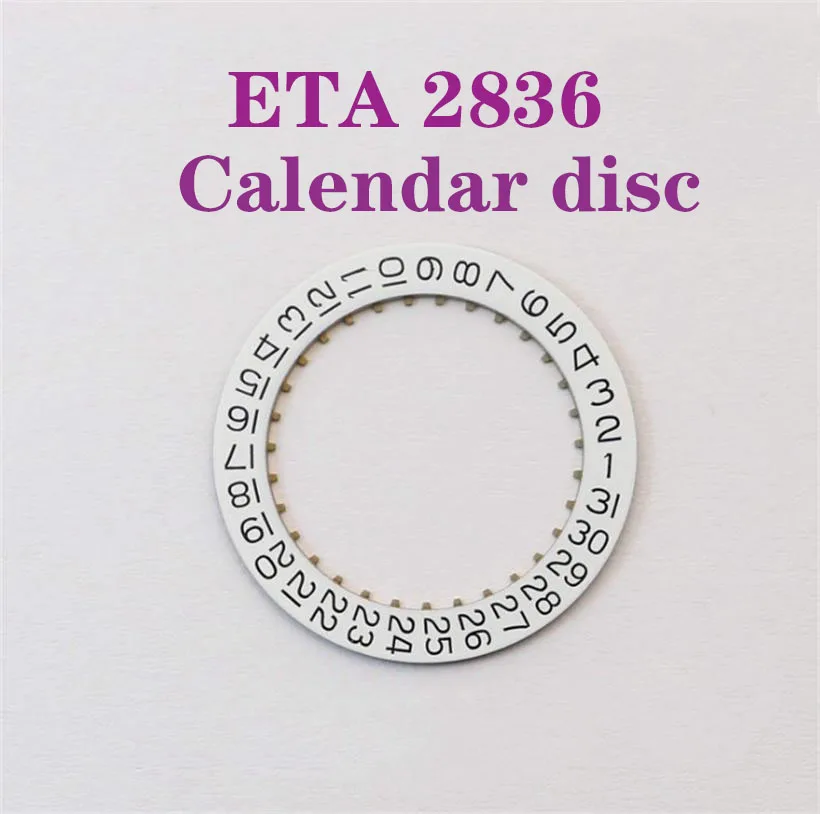 Watch Accessories Are Suitable For ETA 2836 Movement Brand New Original Calendar Dial 3 o'Clock Calendar 6 o'Clock Calendar