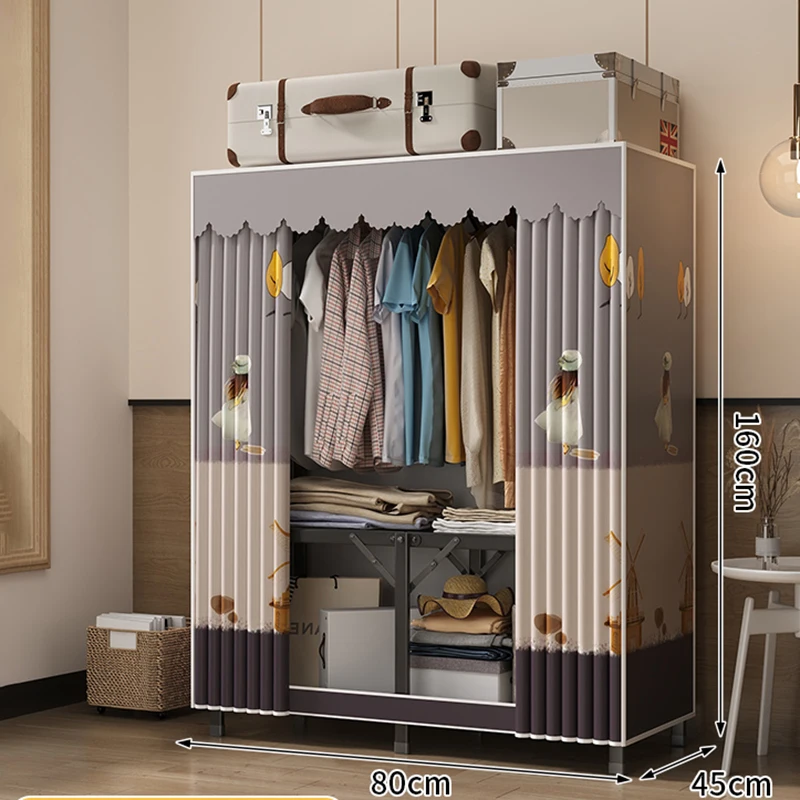 Mobile Steel Storage Cabinet Organizer, Rack de roupas, Roupeiros, Armários, Roupeiros, Móveis, Moderno, Luxo, Frete Grátis