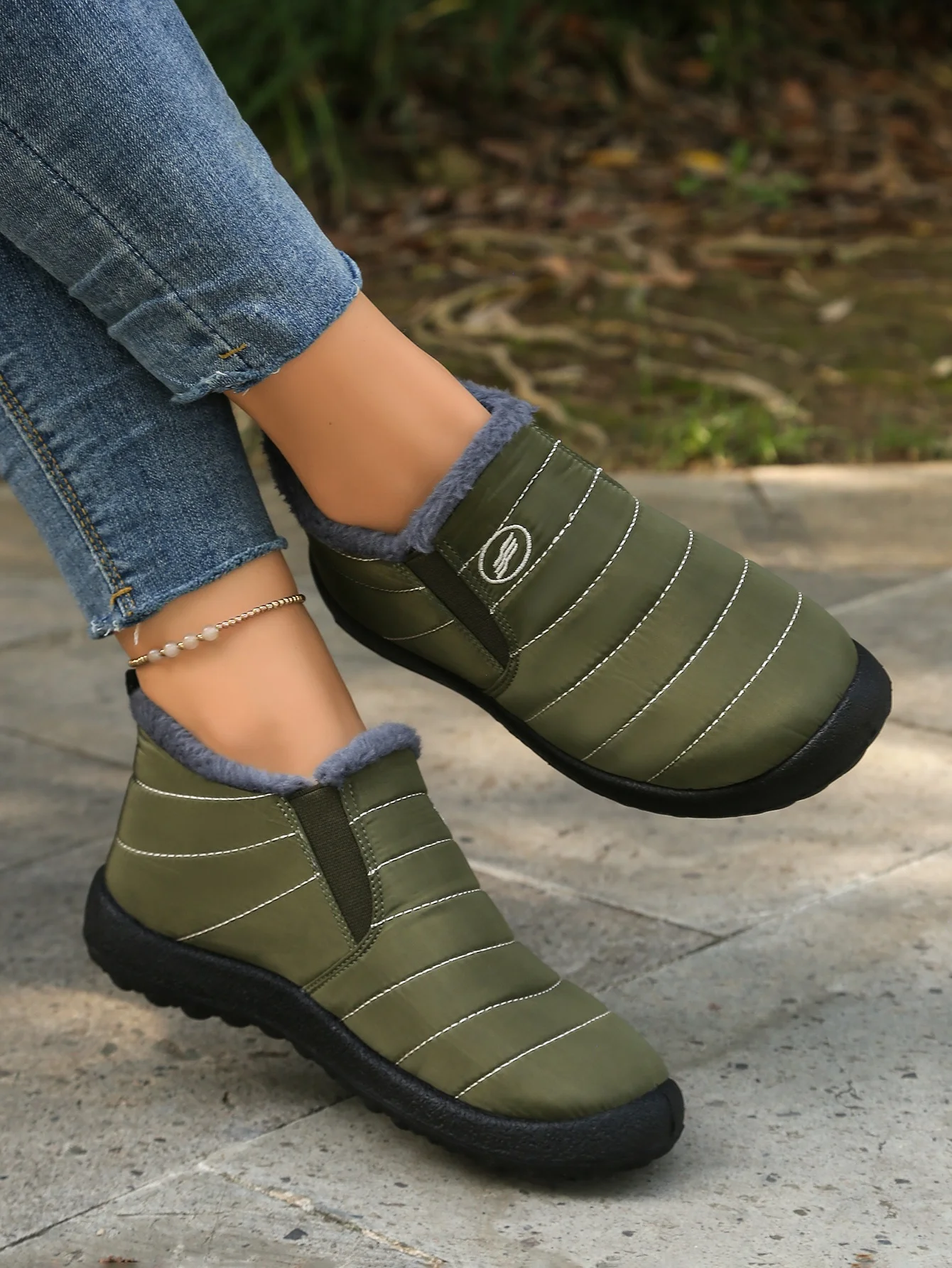 Damen-Winterstiefel 2025: Neue wasserdichte Plüsch-Schneestiefel für Damen – Warmhaltend, im Angebot mit kostenlosem Versand – Detail 19