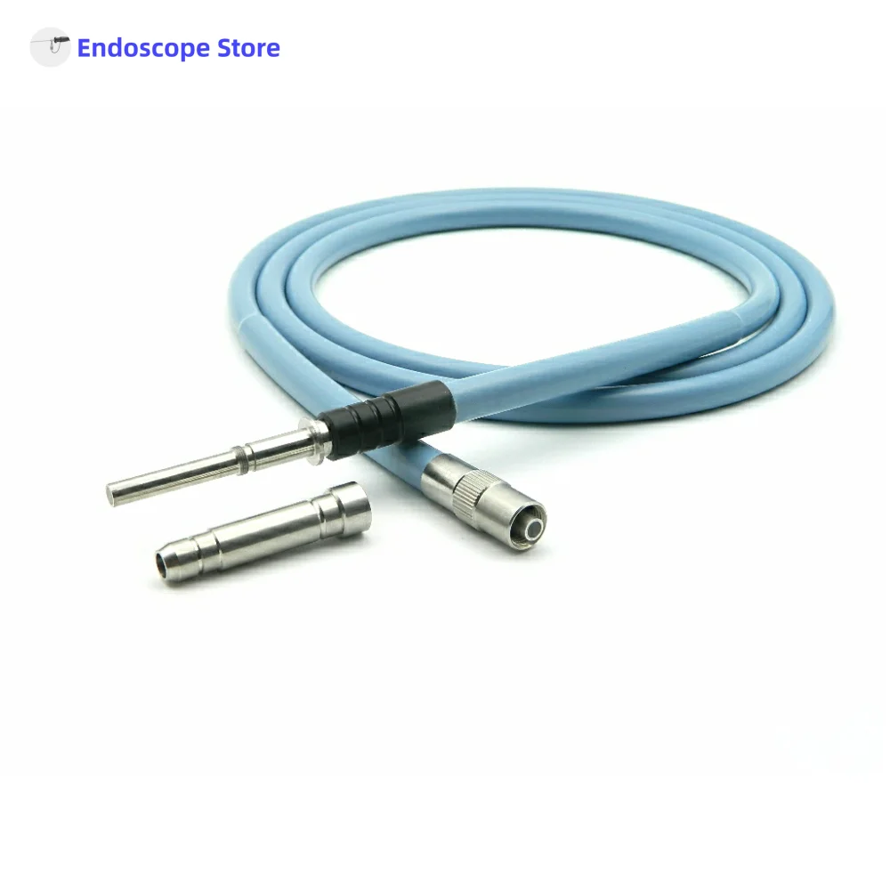 Cables de fibras ópticas de fuente de luz de endoscopio médico Φ4mm Φ4,8mm 1,8 m 2m 2,5 m 3m compatible con Autoclave de interfaz Storz Wolf