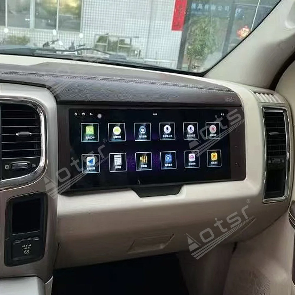 Hot Sale 12.3 inch Android 13 For Dodge Ram 2013-2018 CarPlay Co-pilot Screen Passenger Entertainment Multimedia Player