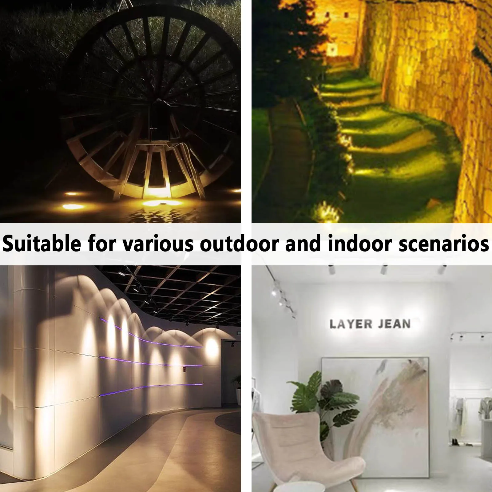 10 pcs High Brightness Ceramics PCB LED COB Chip 5W DC12V  Smart IC Light Lumens LED Chip Beads DIY For LED Spotlight Floodlight