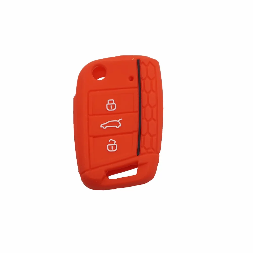 Cocolockeyซิลิโคนกุญแจรถปกป้องสำหรับVW Polo 2016 Golf 7 MK7สำหรับSkoda Octavia Combi A7สำหรับที่นั่งLeon Ibiza CUPTRA