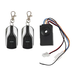 Ebike Alarm System 36V 48V 60V 72V with Two Switch for Electric Bicycle/Scooter Ebike/Brushless Controller