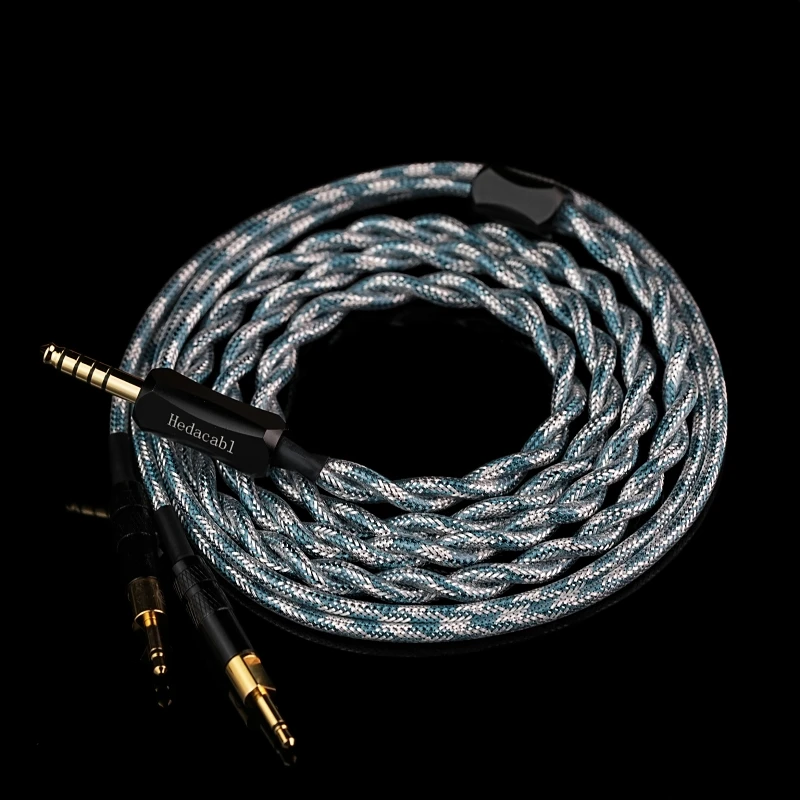 

Hedacabl HD-02 4.4mm Balanced Shielded Cable, 2-core, OCC, suitable for Sennheiser HD700 headphones, 1.2m/2m replaceable cable